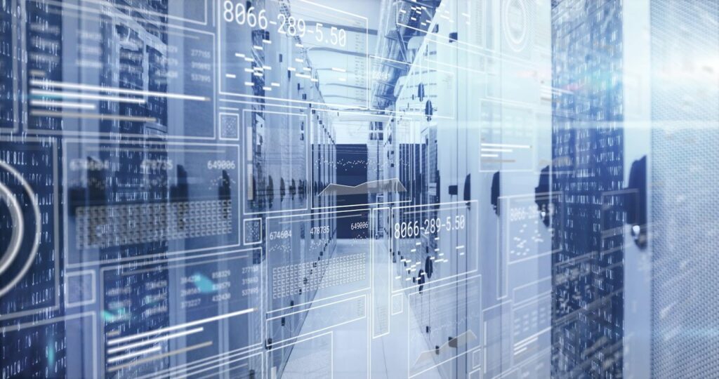 image-1-1024x540Futuristic data center with rows of servers adorned with abstract digital overlays and code