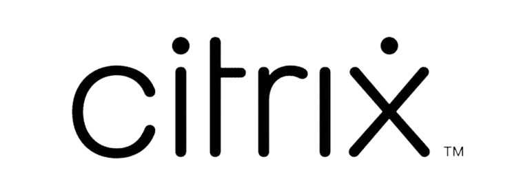black citrix logo