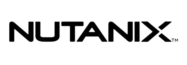 Black nutanix logo
