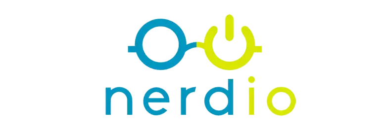 blue and green nerdio logo