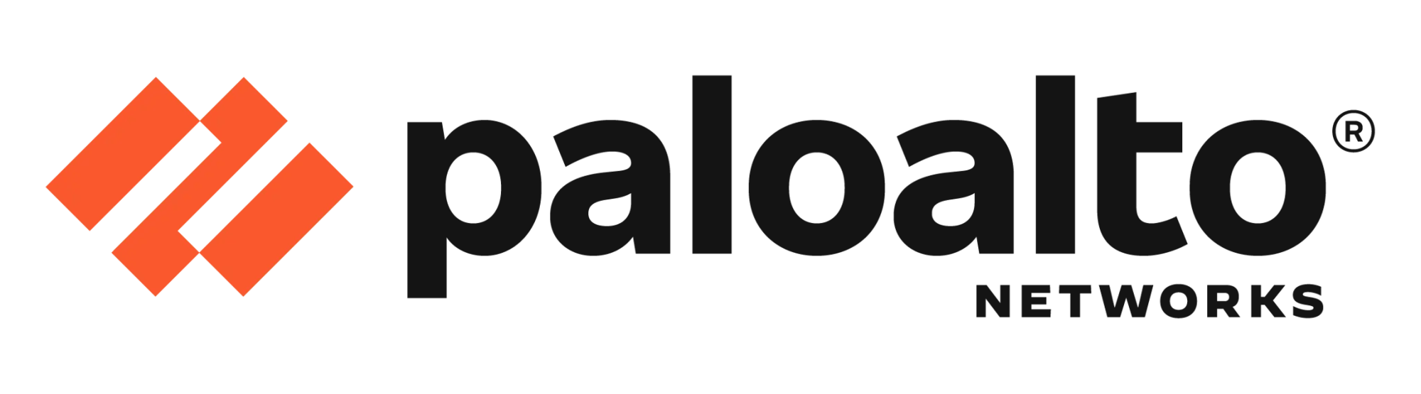 black and orange Paloalto networks logo