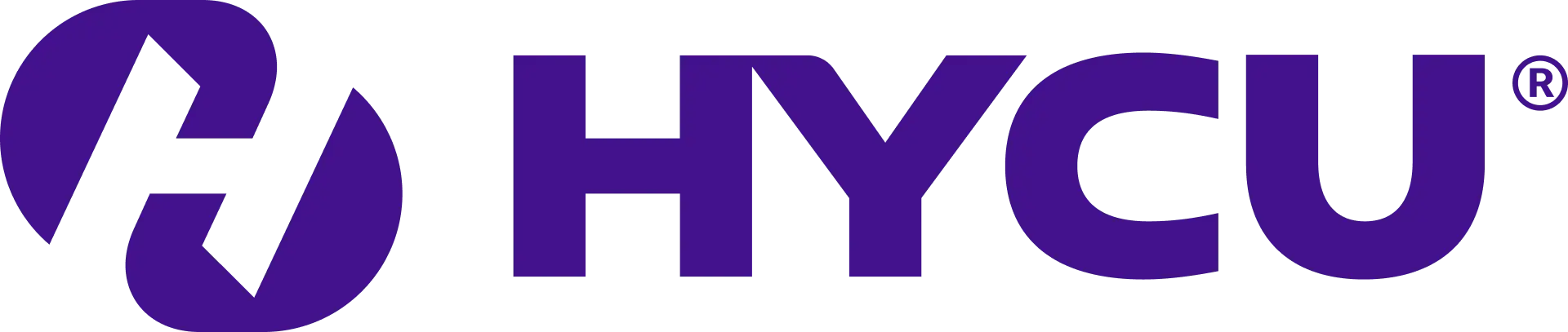 purple HYCU logo